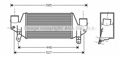 AVA QUALITY COOLING fda4313 -  Интеркулер